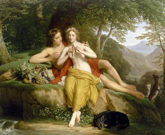 hersent-louis-daphnis-and-chloe-the-flute-lesson-c-1850